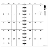 TF Publishing 2023 - 2024 Jade Small Weekly Monthly Planner