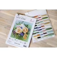 Luca-s Floral Bouquet Counted Cross Stitch Kit