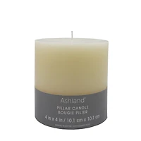 4" x 4" Ivory Pillar Candle by Ashland®