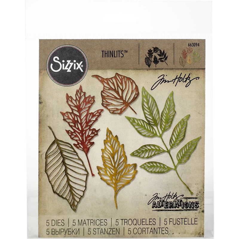 Sizzix® Thinlits® Skeleton Leaves Die Set by Tim Holtz®