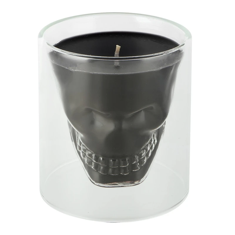 Black Skull Phantom Fog Scented Jar Candle by Ashland®
