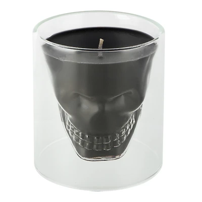 Black Skull Phantom Fog Scented Jar Candle by Ashland®