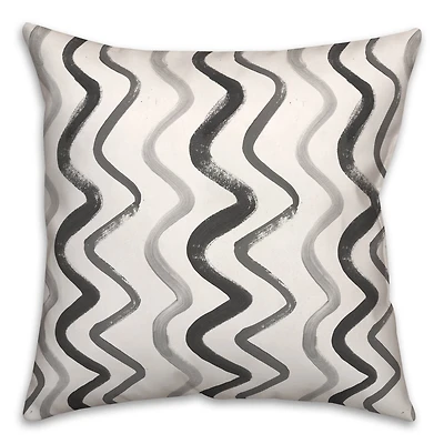 18" Squiggles Indoor/Outdoor Pillow