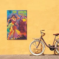 Tiki Lounge Sign Outdoor Canvas Art Print - 24"x36"