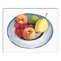 Rainbow Fruit Bowl 16" x 20" Canvas Wall Art
