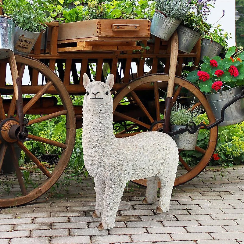 Design Toscano 24" Alpaca Garden Statue