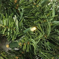 6ft. Pre-Lit Buffalo Fir Commercial Artificial Christmas Wreath