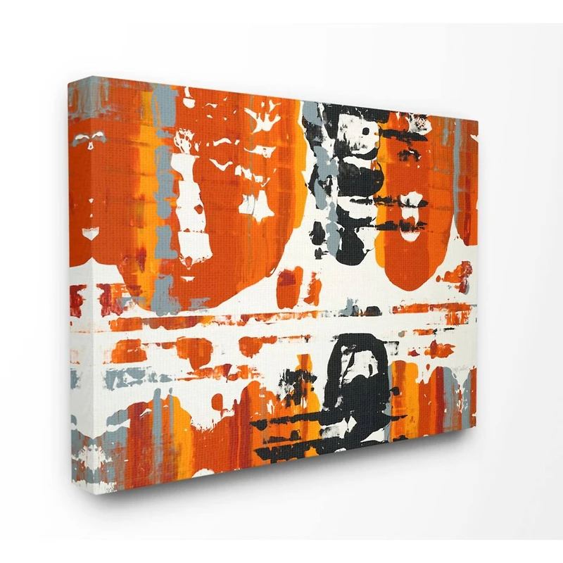 Stupell Industries Burnt Orange Momentum Canvas Wall Art