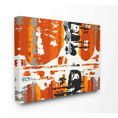Stupell Industries Burnt Orange Momentum Canvas Wall Art