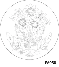 Folk Art Paint-by-Number Plywood Surface Kit by Artist's Loft®