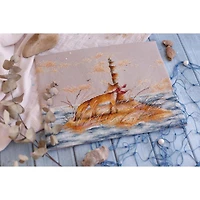 Luca-S Fox on Island Counted Cross Stitch Kit