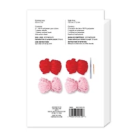 Intermediate Pink & Red Bow Garland Amigurumi Crochet Ornament Kit by Loops & Threads®