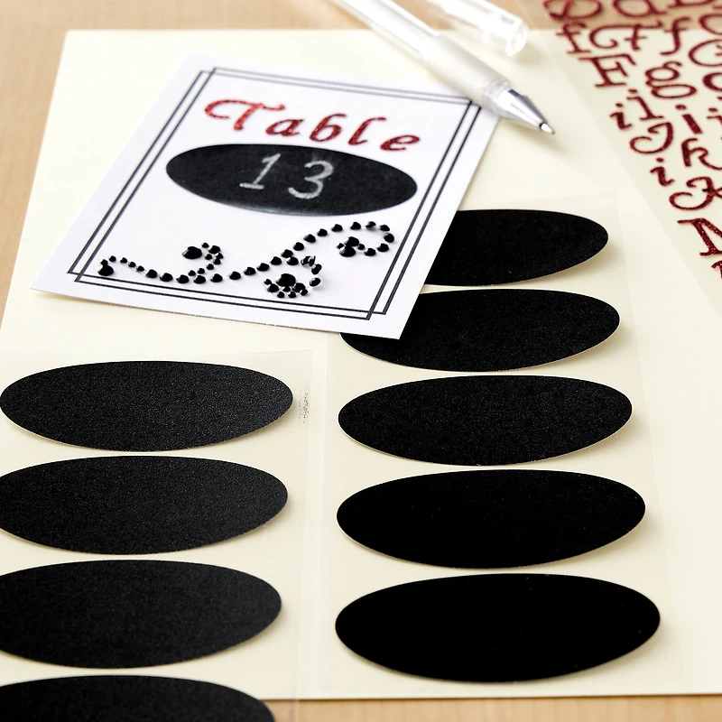 Oval Chalkboard Labels by Recollections™
