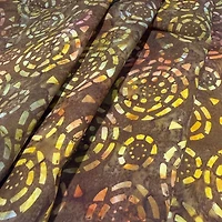 Feldman Premium Indonesian Batik Brown Tonal Tile Fabric