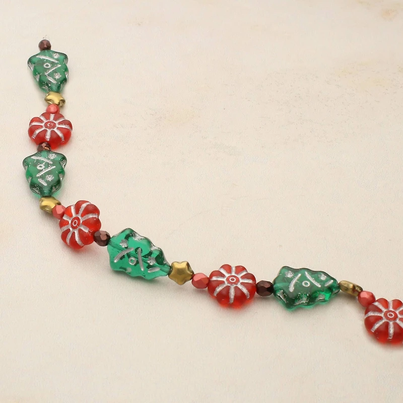 Christmas Cheer Czech Glass Bead Mix by Bead Landing™