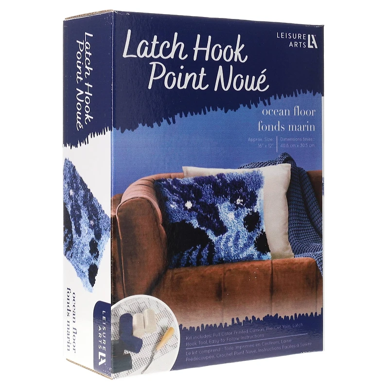 Leisure Arts® Ocean Floor Latch Hook Kit
