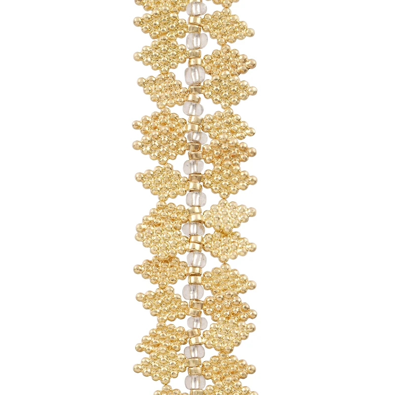 Metal Diamond Shaped Beads