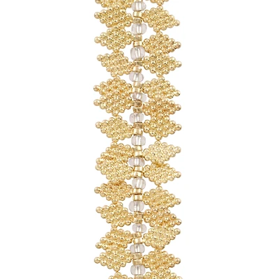 Metal Diamond Shaped Beads