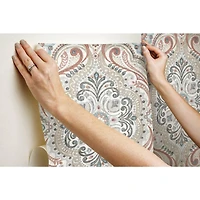 RoomMates Bohemian Damask Peel & Stick Wallpaper
