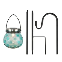 Solar Hanging Glass Lantern by Ashland