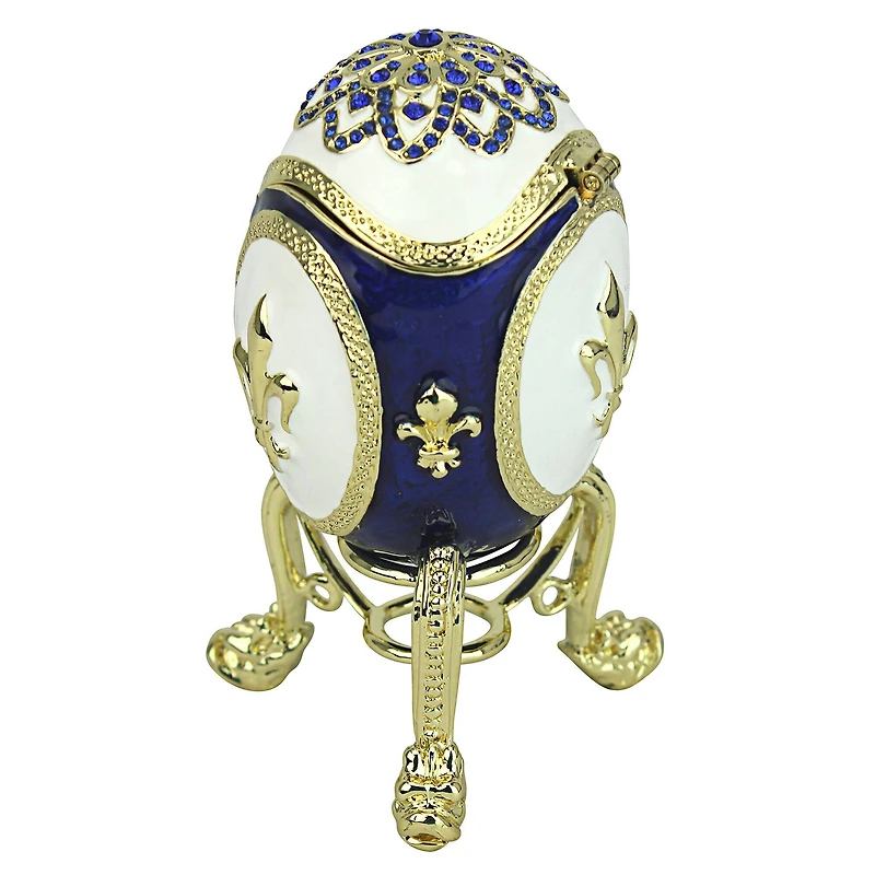 Darya Peterhof Palace Romanov-Style Collectible Enameled Egg
