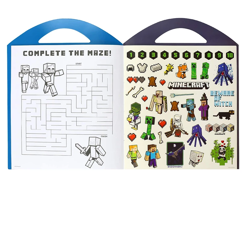 Minecraft Grab & Go Sticker Set