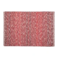 DII® Variegated Stripe Handwoven Recycled Yarn Rug