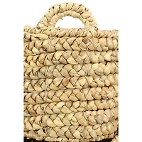 Brown Seagrass Coastal Storage Basket Set