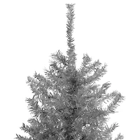 9ft. Unlit Silver Tinsel Artificial Christmas Tree