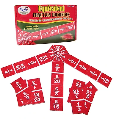 Learning Advantage Equivalent Fraction Dominoes