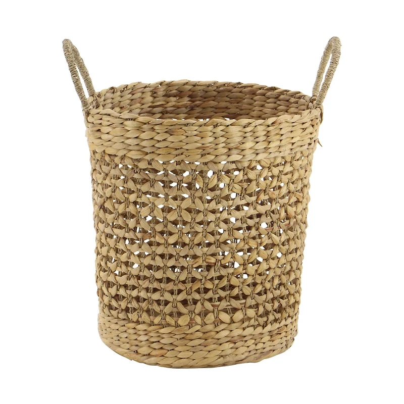 Brown Seagrass Natural Storage Basket Set