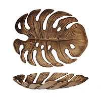 Hello Honey® 6.5" Antique Monstera Leaf Tabletop Accent