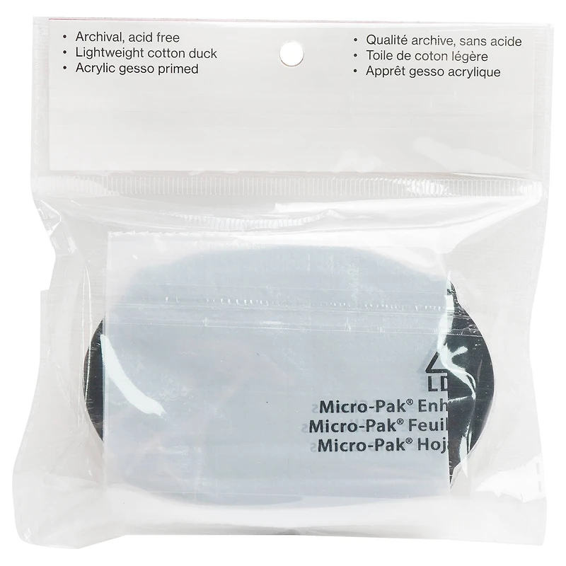 5 Pack 4" Shaped Magnetic Canvas Panels by Craft Smart