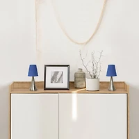 Simple Designs Valencia Mini Touch Table Lamp Set