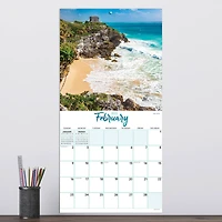 TF Publishing 2025 Tropical Beaches Wall Calendar