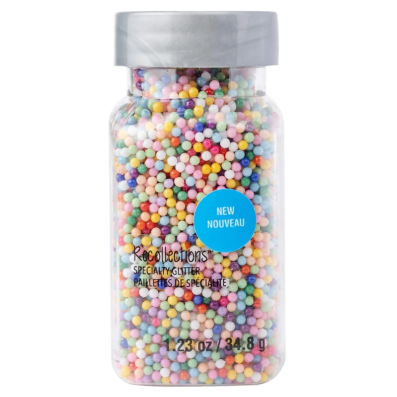Rainbow Beads Specialty Glitter Shapes by Recollections™