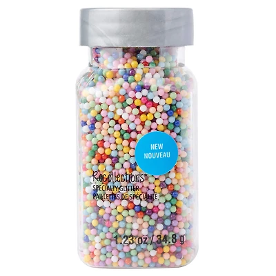 Rainbow Beads Specialty Glitter Shapes by Recollections™