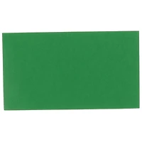 JAM Paper Green 2" x 3.5" 85lb. Blank Flat Note Cards, 500ct.