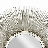 29'' Silver Modern Metal Wall Mirror
