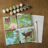 Cat in Pond Paint-by-Number Gallery Mini Kit by Artist's Loft®