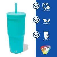 Silipint® 32oz. Silicone Tumbler with Straw