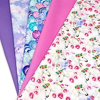 SINGER Unicorn Dreams 100% Cotton 5 Piece Bundle