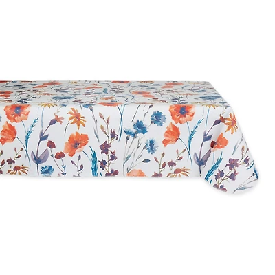 Spring Garden Vinyl Tablecloth 60" x 102"