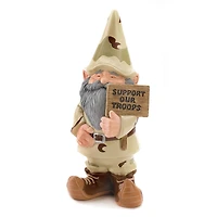 11.5" Support Our Troops Garden Gnome