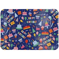9" x 13" Happy Birthday Blue Paper Serving Trays, 2ct. by Celebrate It™