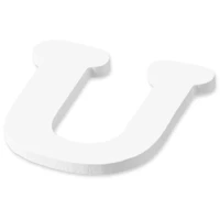 12 Pack: 2.5" White MDF Letter by Make Market®