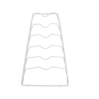 Organize It All White 6 Section Cabinet Door Lid Rack