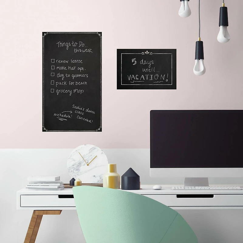 RoomMates Decorative Chalkboard Peel & Stick Giant Wall Decals
