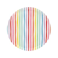 9" Rainbow Stripe Paper Plates by Celebrate It™, 10ct.
