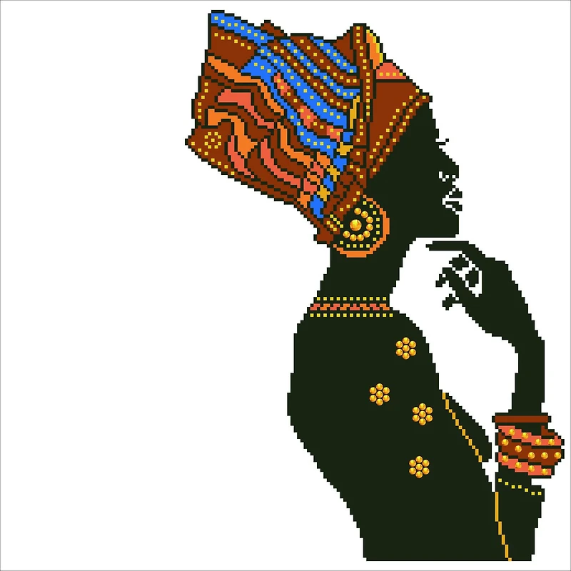 Diamond Dotz® African Elegance Diamond Painting Kit